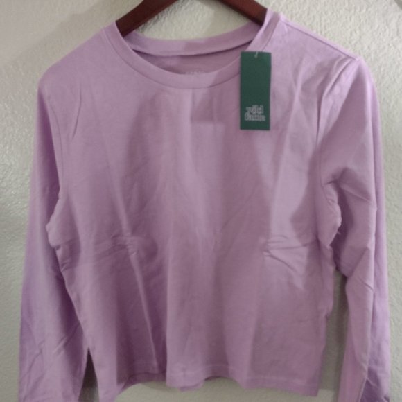 COPY - Wild Fable NWT Women's Cropped Long Sleeve T-Shirt in Lilac CHOOS… - Picture 8 of 9